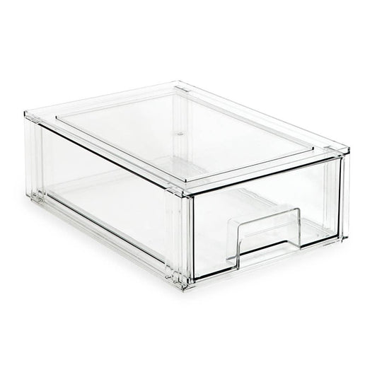 Isaac Jacobs Medium Stackable Plastic Organizer Drawer