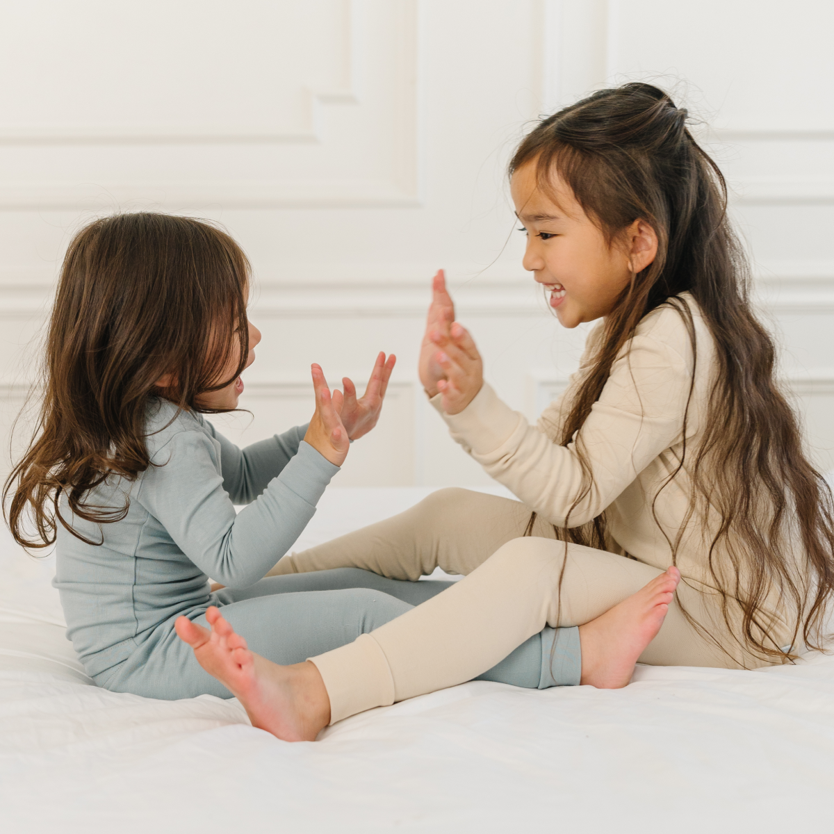 Toddler/Kids Bamboo Pajamas - Oat: 2T