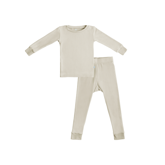 Toddler/Kids Bamboo Pajamas - Oat: 2T