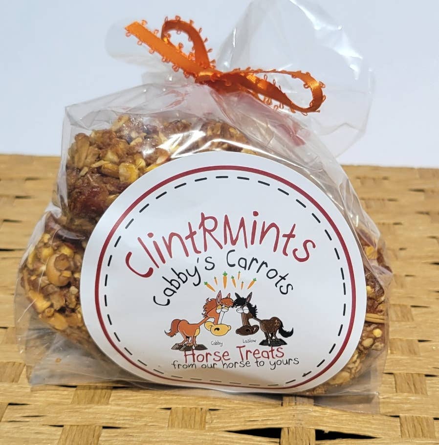 ClintRMint Horse Treats Cabby's Carrots Flavor : Small Bag