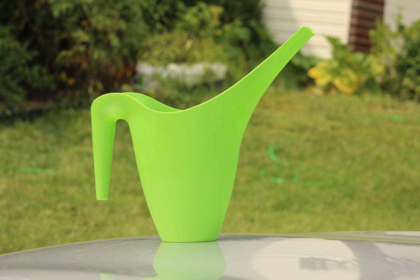 Ashman Set of 3 Watering Can, Indoor and Outdoor Use, Red, Green, Yellow, 2 Liter Capacity