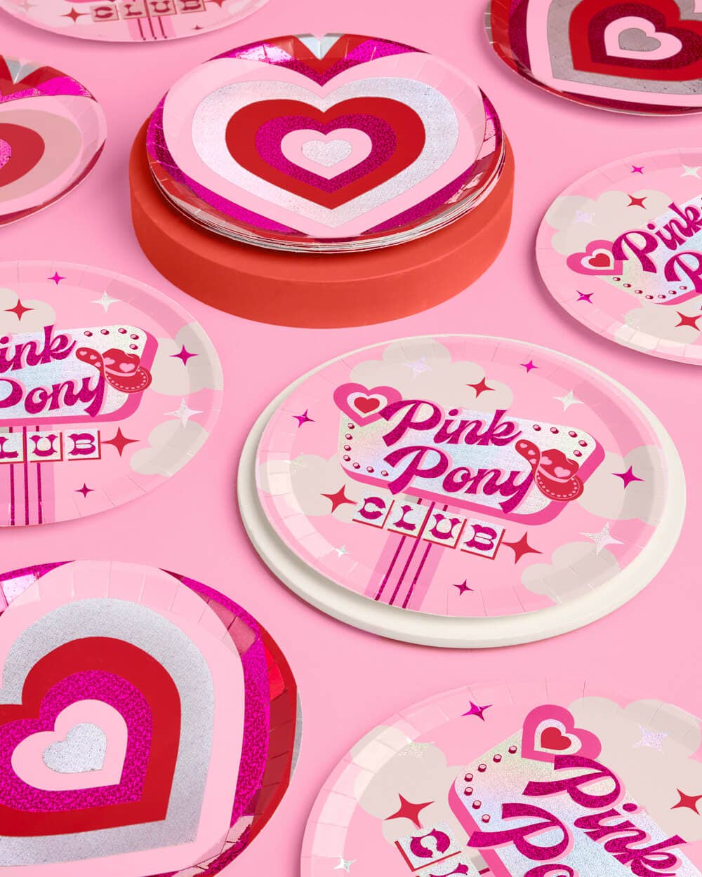 Pink Pony Club Plates 24 ct 9" Birthday Party