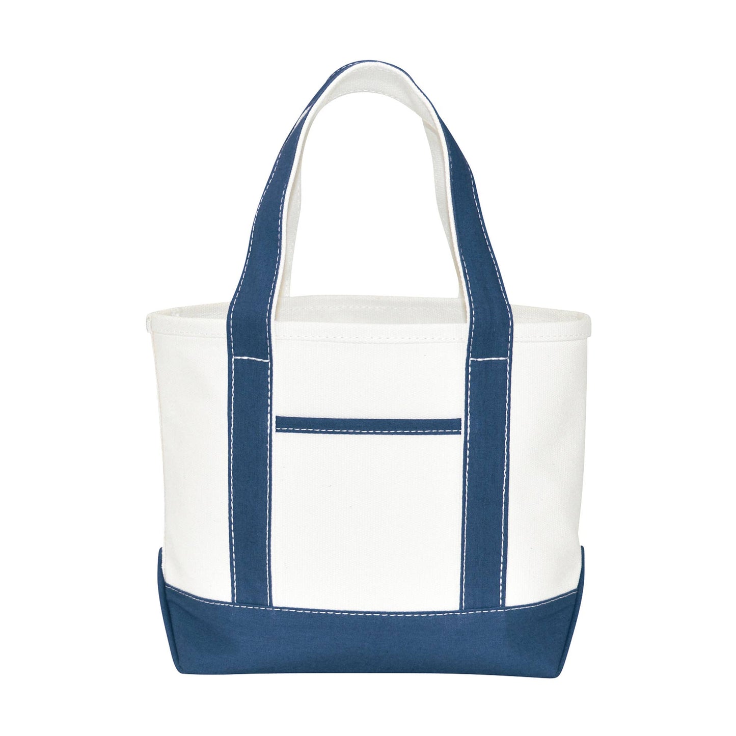 DALIX 14" Mini Small Cotton Canvas Party Favor Gift Tote Bag: Royal Blue