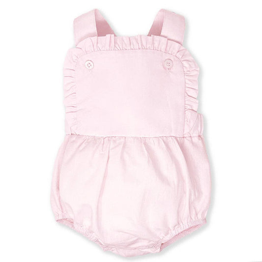 Light Pink Ruffle Sunsuit: 12 months