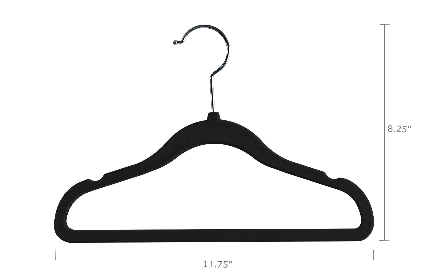 Velvety Stay Put Hangers 25 Pack – Child: Child / Cream - Edwina Alexis