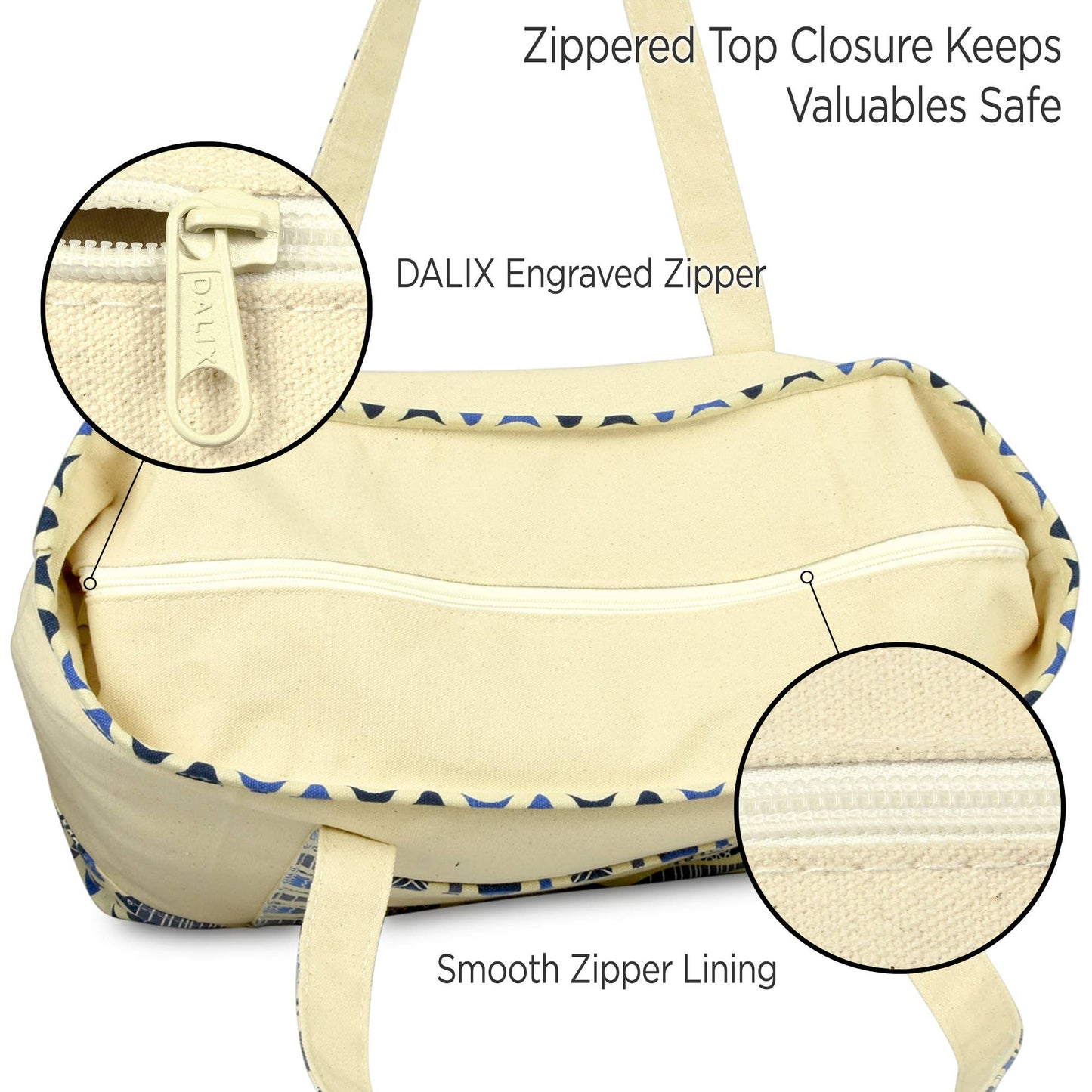 DALIX 22" Shopping Tote Bag in Heavy Cotton Canvas: Pink