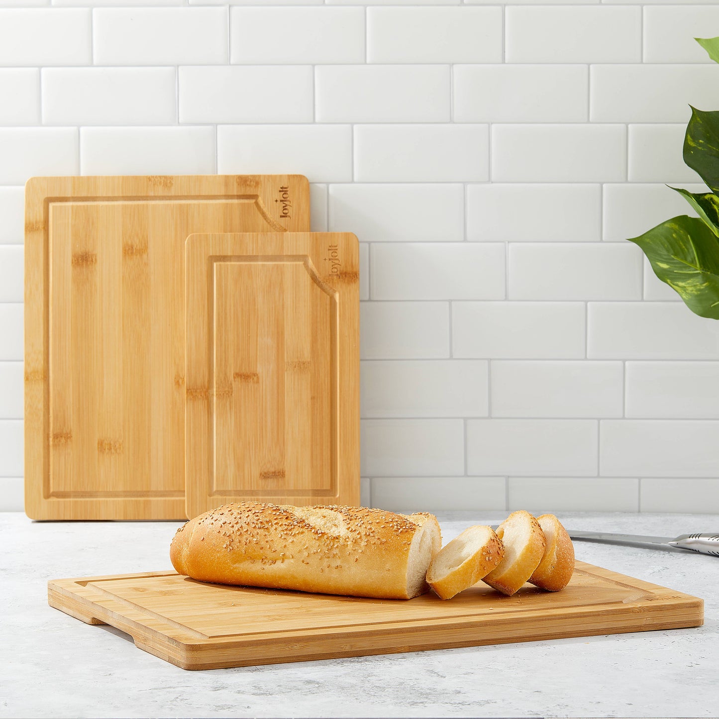 Bamboo Cutting Board - Set of 3 Different Sizes