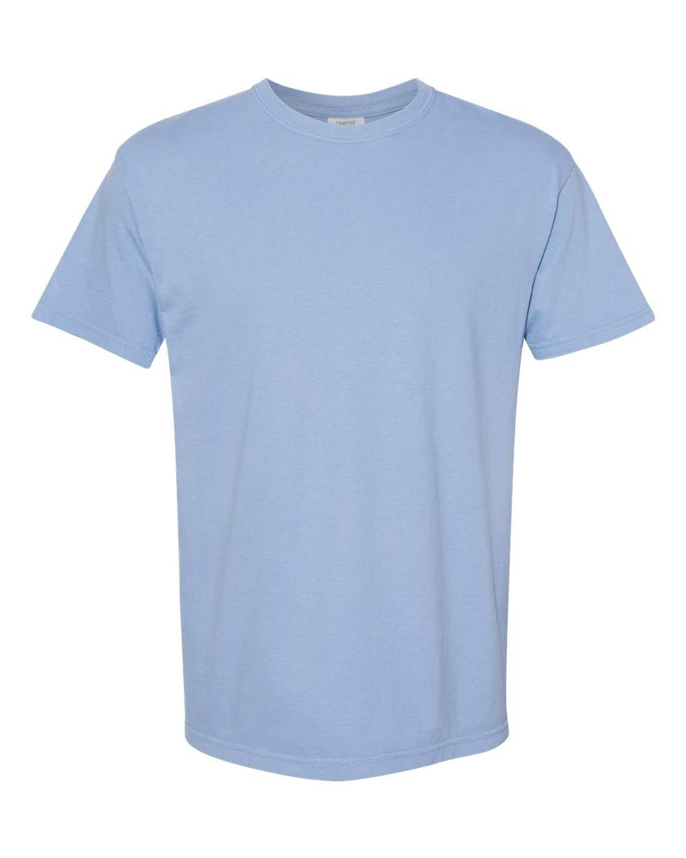 Comfort Colors Shirts, Unisex Heavyweight Tees, LIGHT Colors: Light Green / S