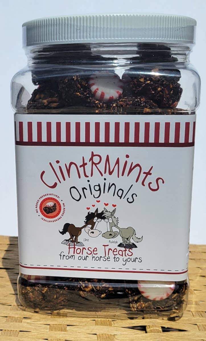 ClintRMint Horse Treats Original Flavor: Tall Container