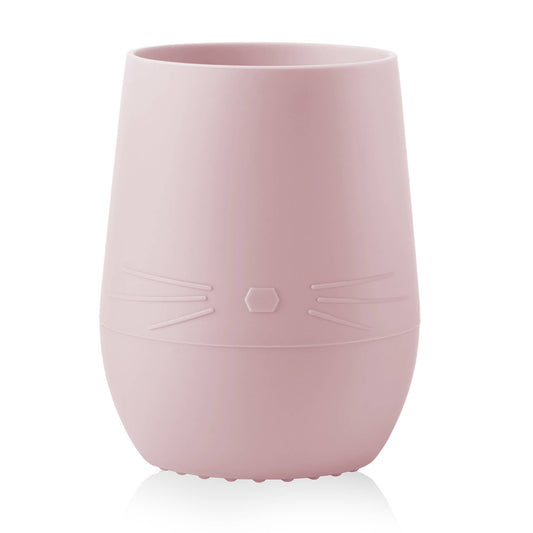 Bunny Face Silicone Open Cup for Baby & Toddle (Misty Blush) - Edwina Alexis