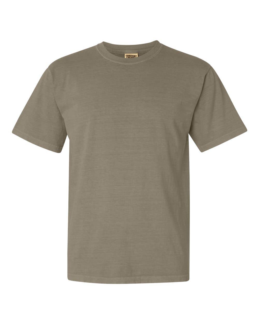Comfort Colors Shirts, Unisex Heavyweight Tees, LIGHT Colors: Sandstone / 2XL