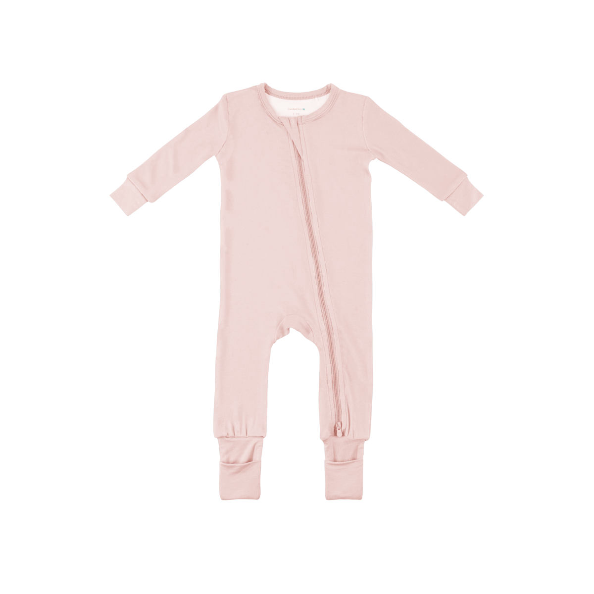 Baby Bamboo Pajamas w/ DreamCuffs® - Seashell Pink: 12 - 18 Months