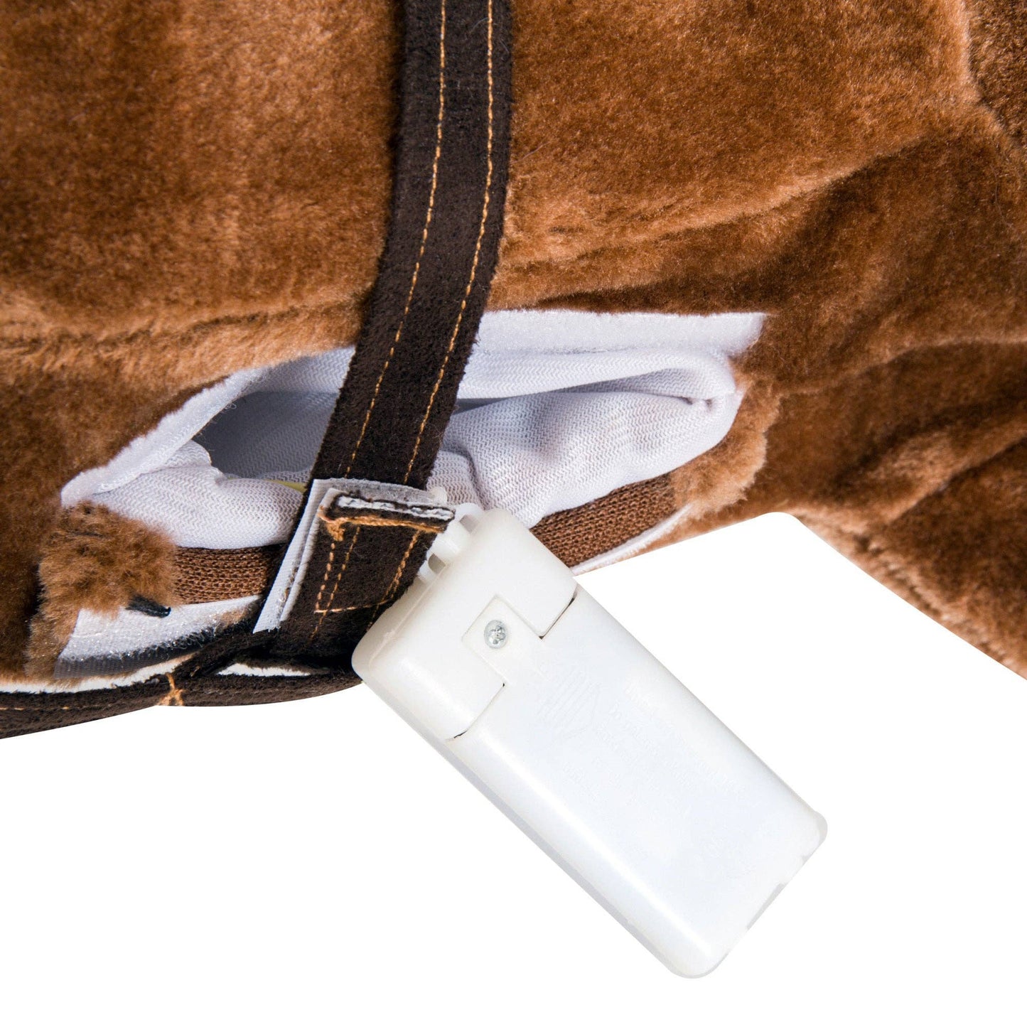 Plush Rocking Horse with Saddle and Sounds for Kids: Default