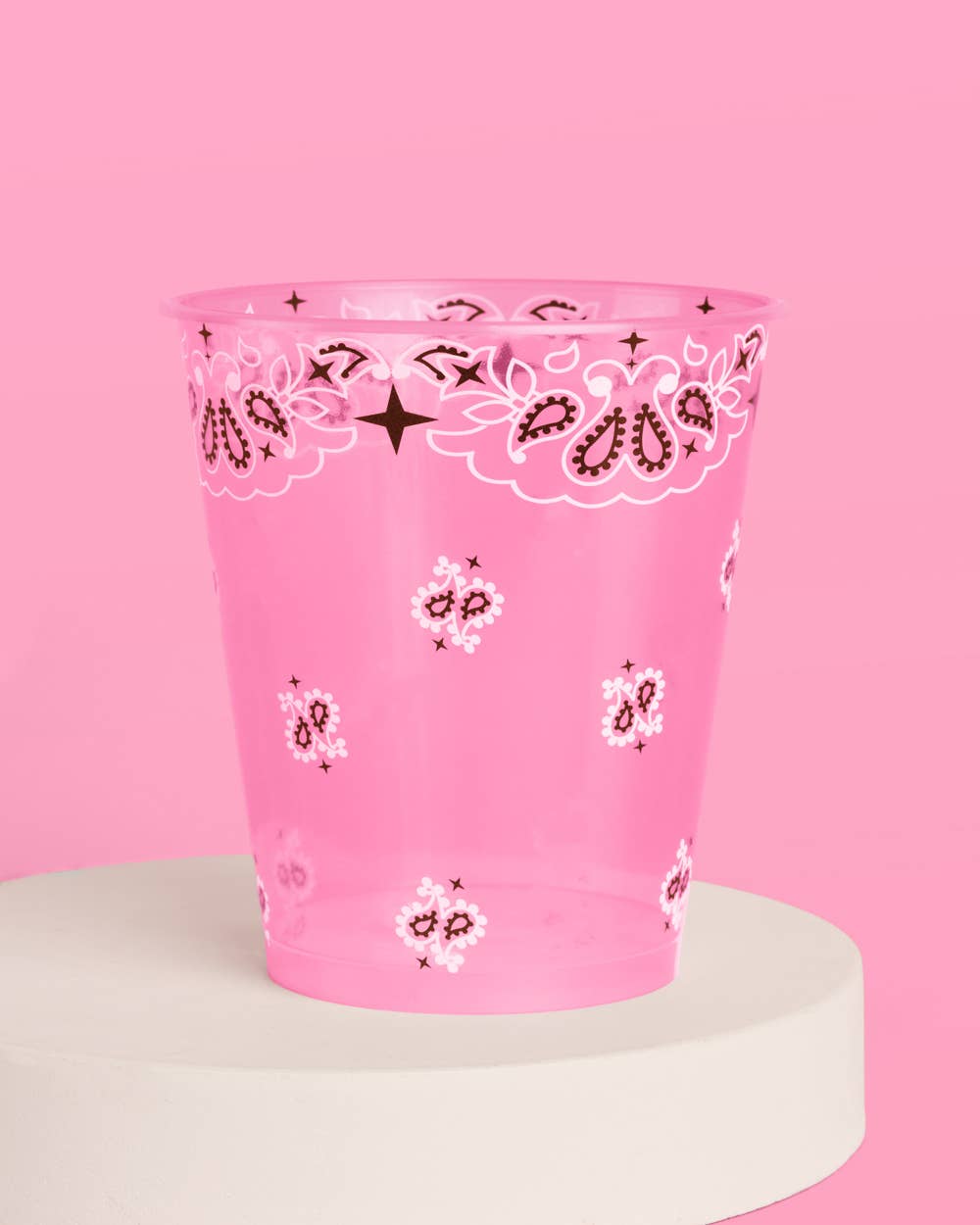 Cowgirl Cups | western party, pink bandana, yeehaw