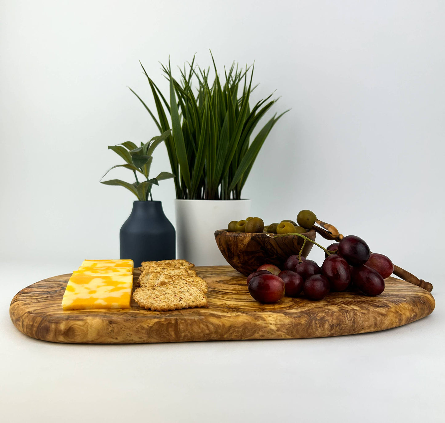 Olive Wood Cheese Board: 13.8" - Edwina Alexis