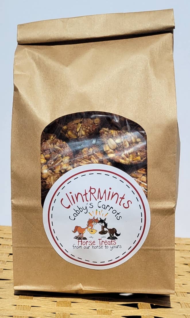 ClintRMint Horse Treats Cabby's Carrots Flavor : Small Bag