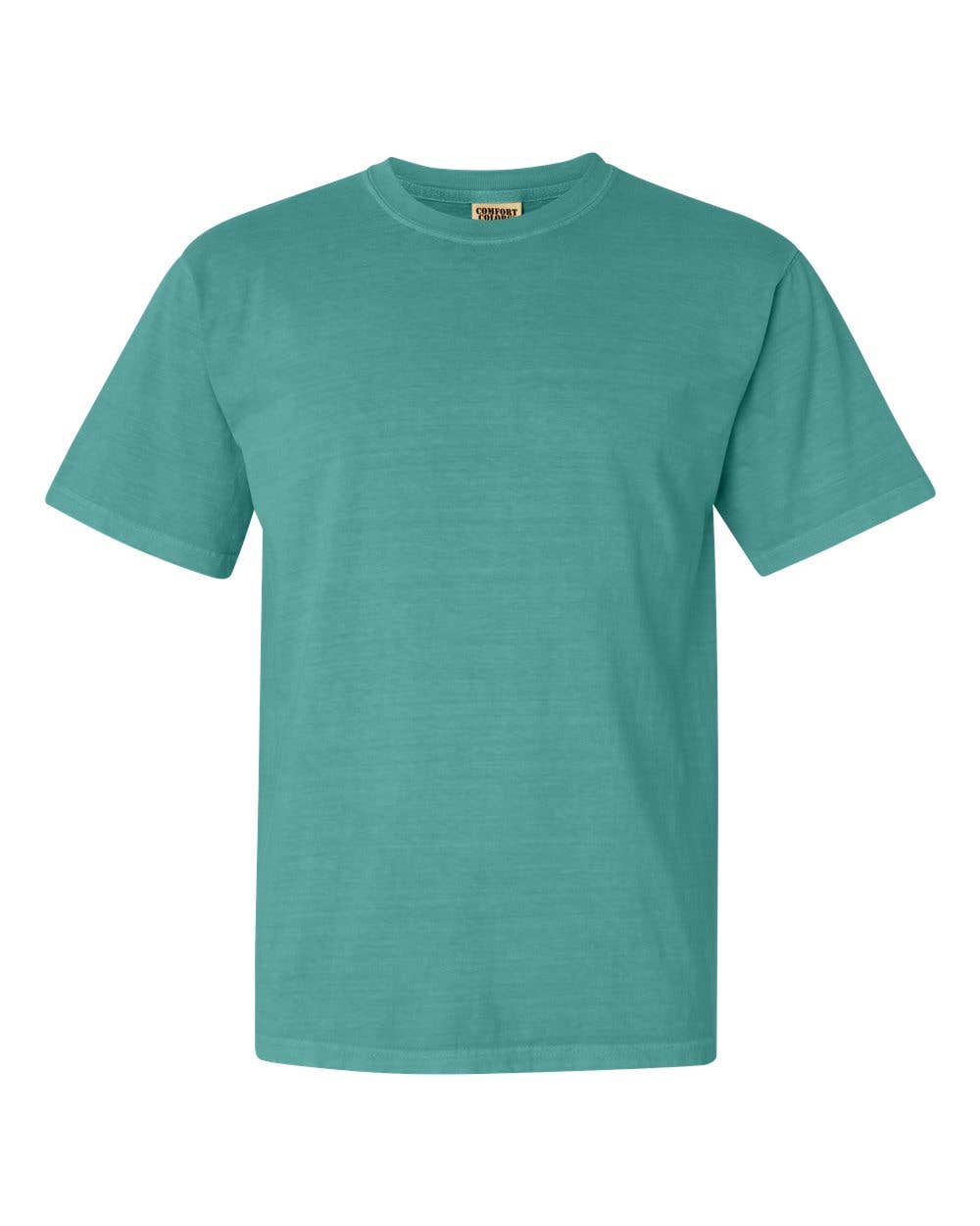 Comfort Colors Shirts, Unisex Heavyweight Tees, LIGHT Colors: Light Green / M