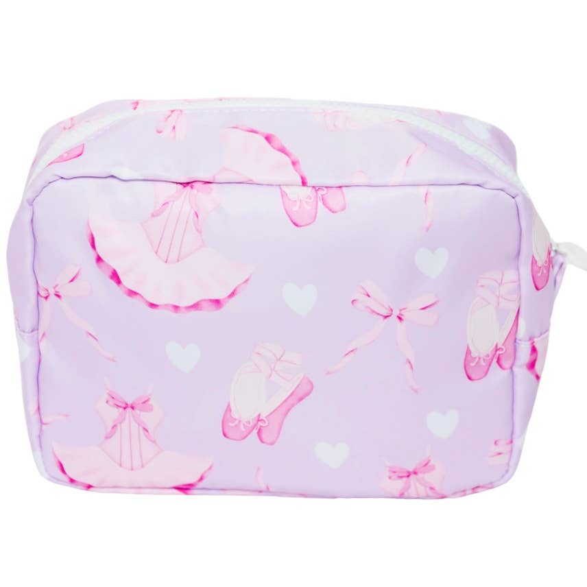 Nylon Everything Bag: Light Pink Gingham (Ruffle)