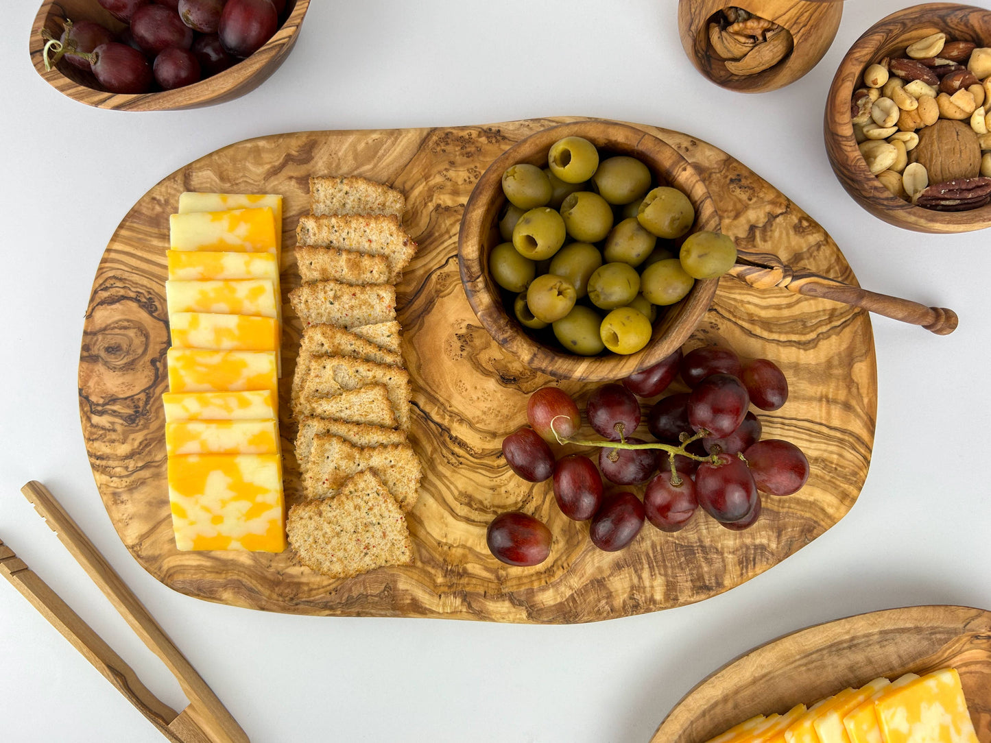 Olive Wood Cheese Board: 13.8" - Edwina Alexis