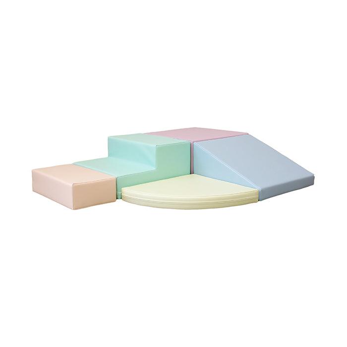 Soft Play Foam Block Set - Corner Climber: Multi color