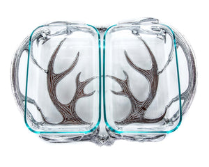 Antler Pyrex Holder Double 2QT - Edwina Alexis