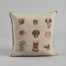 Load image into Gallery viewer, Dogs Pillow: Pillow Cover with Insert - Edwina Alexis