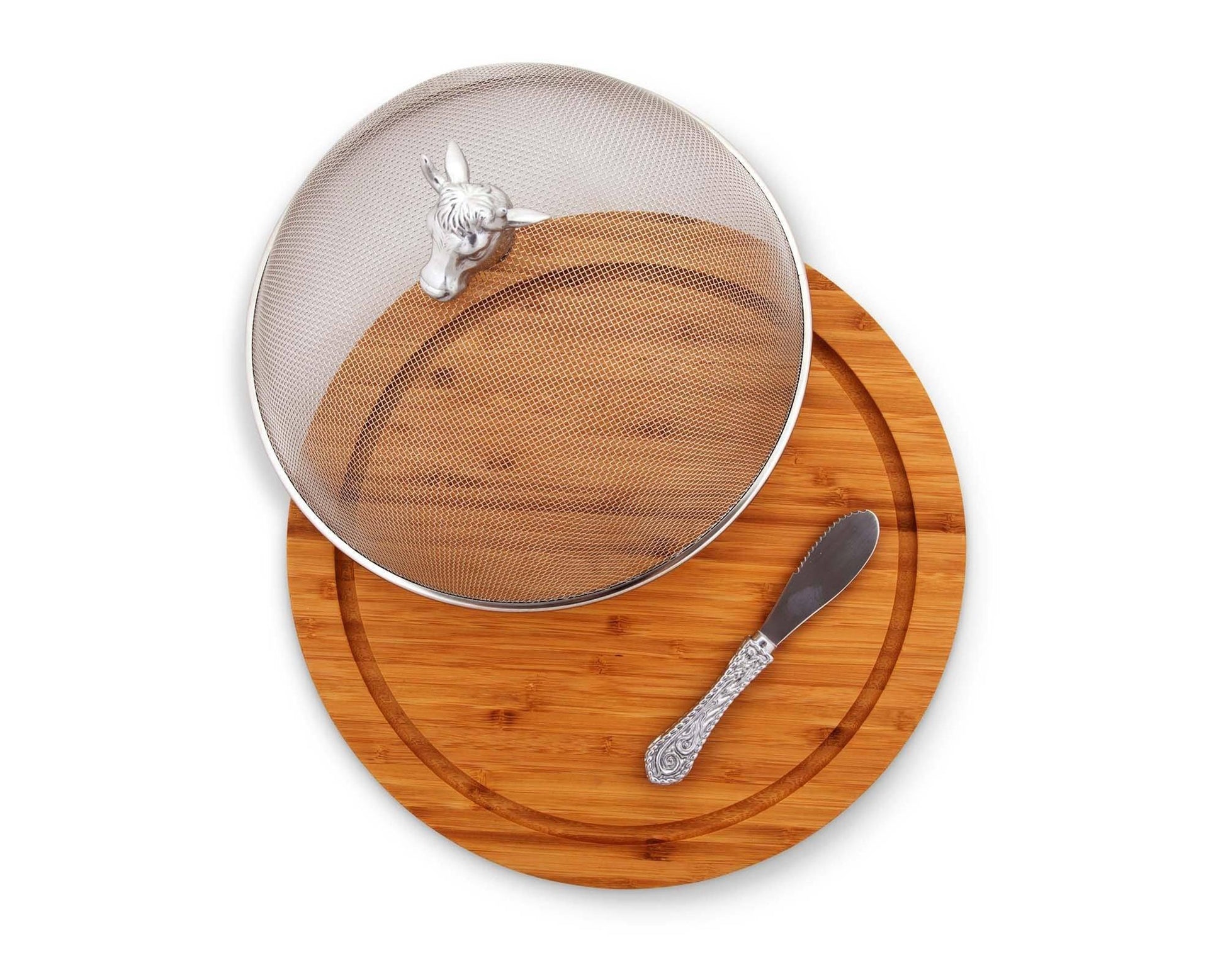 Cow Head 3 Piece Cheese Board / Spreader - Edwina Alexis
