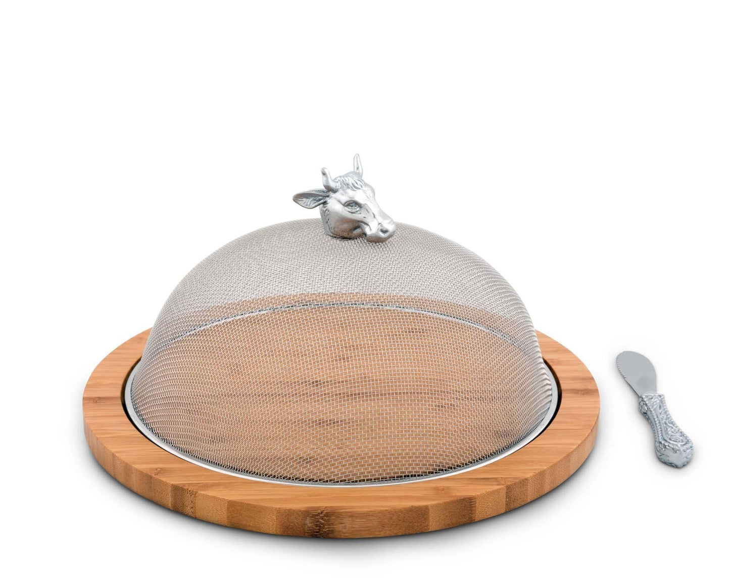 Cow Head 3 Piece Cheese Board / Spreader - Edwina Alexis