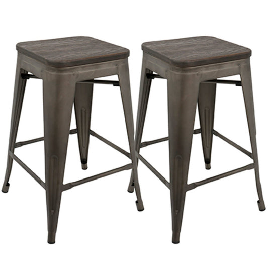 Oregon 24" Counter Stool - Set of 2 - Edwina Alexis