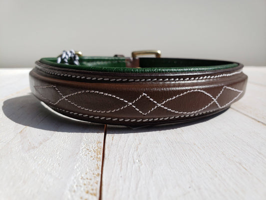 The Belmont Collar: 20 Inches / Hunter - Edwina Alexis