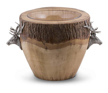 Load image into Gallery viewer, Natural Log Elk Ice Bucket - Edwina Alexis