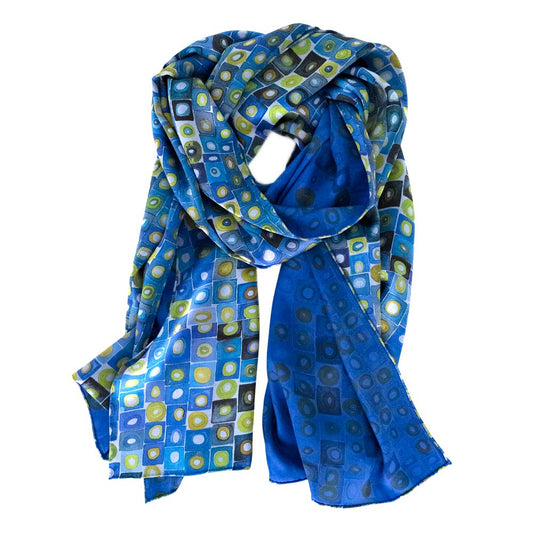 Bauhaus Italian Silk Scarf - Edwina Alexis