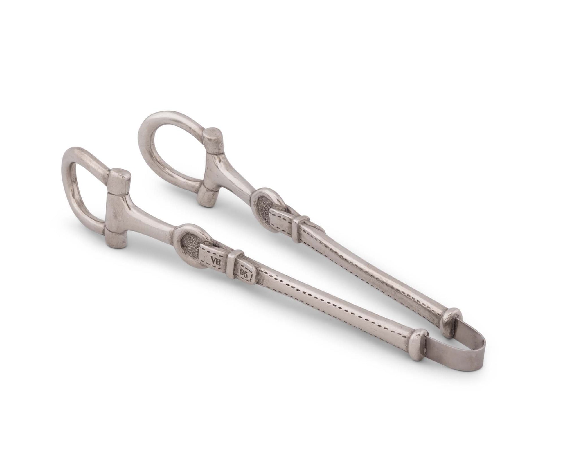 Stirrup Pewter Ice Tongs - Edwina Alexis