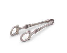Load image into Gallery viewer, Stirrup Pewter Ice Tongs - Edwina Alexis