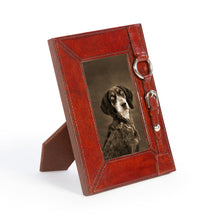 Load image into Gallery viewer, Equestrian Strap Leather Photo Frame (Small) - Edwina Alexis