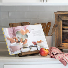 Load image into Gallery viewer, Aged Wooden Cookbook Stand - Edwina Alexis