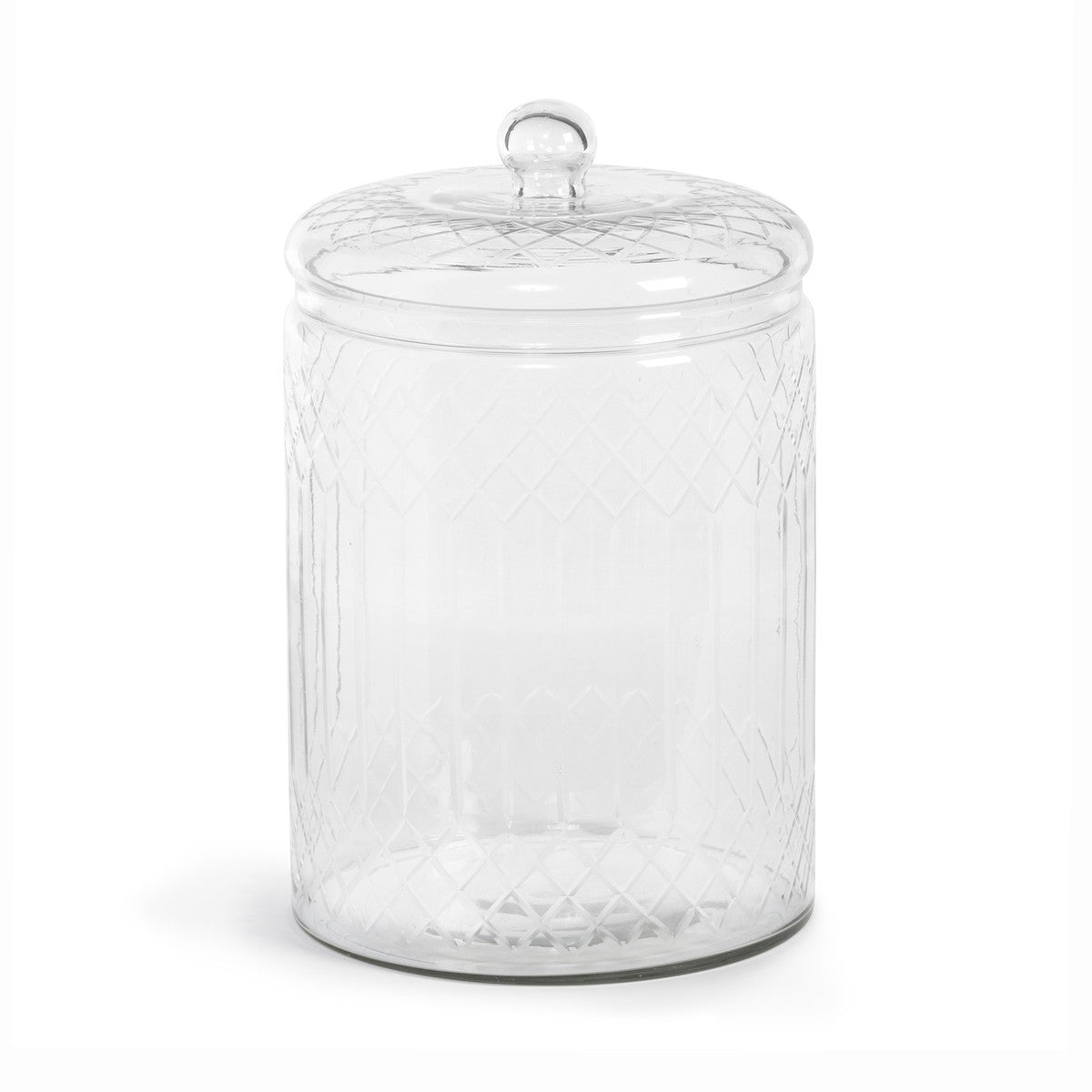 Carraway Etched Glass Canister - Edwina Alexis