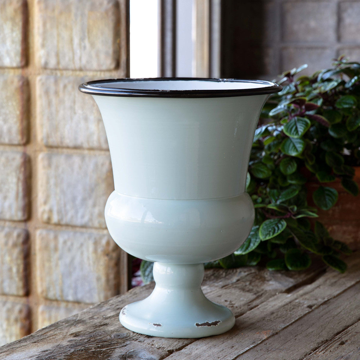 Enamel Estate Urn - Edwina Alexis