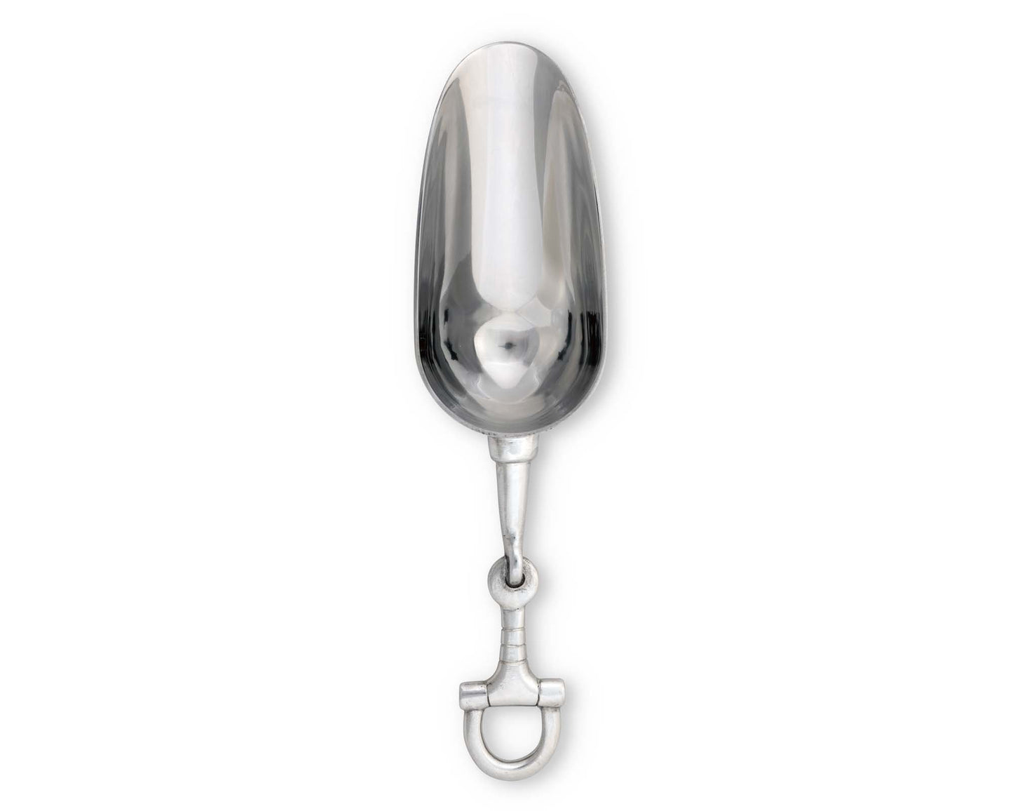 Equestrian Horse Bit Pewter Handle Ice Scoop - Edwina Alexis