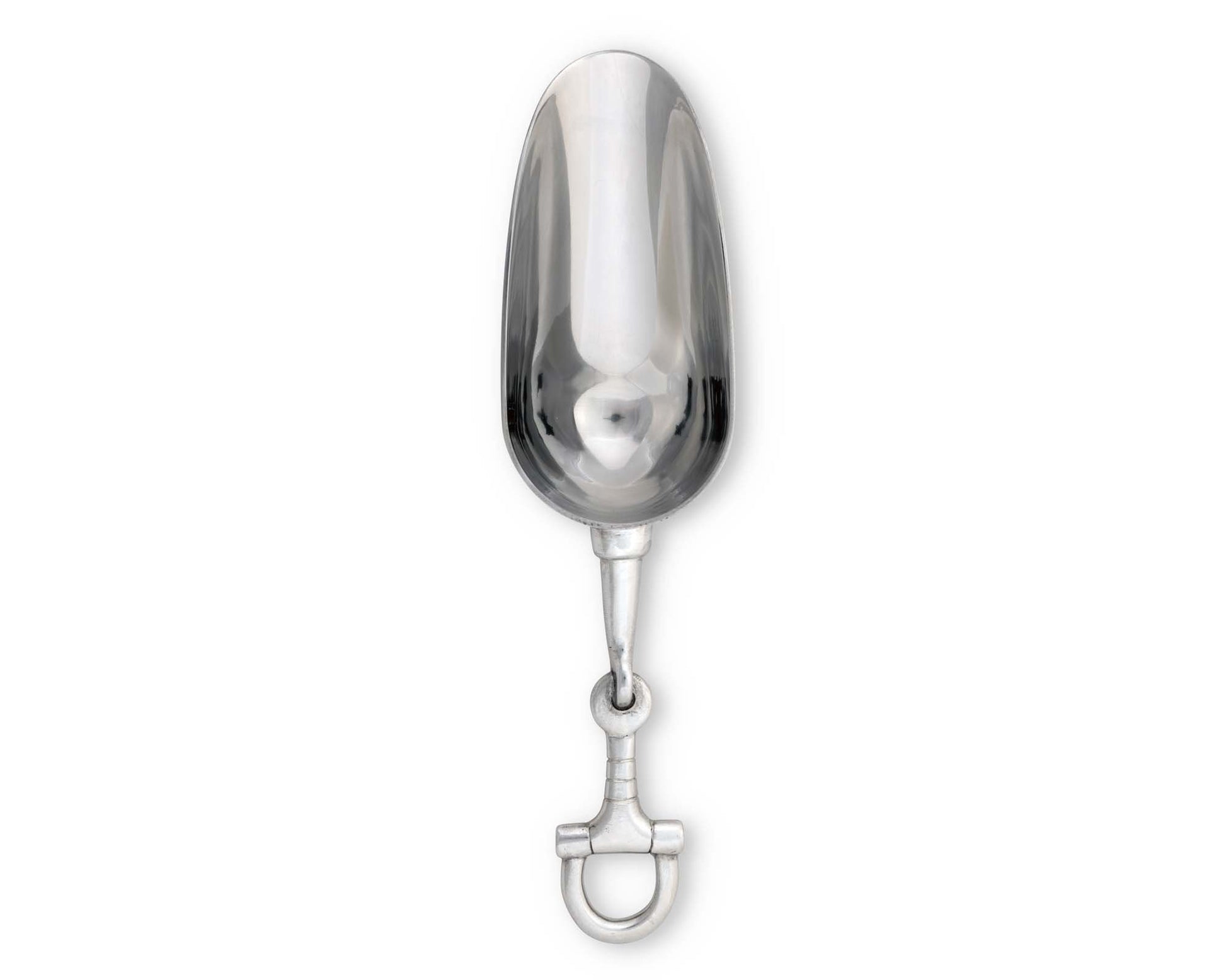 Equestrian Horse Bit Pewter Handle Ice Scoop - Edwina Alexis