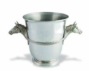 Equestrian Pewter Champagne Bucket - Edwina Alexis