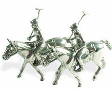 Load image into Gallery viewer, Pewter Polo Player Salt &amp; Pepper Set - Edwina Alexis