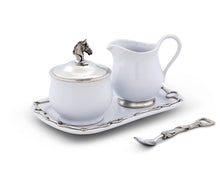 Load image into Gallery viewer, Sugar and Creamer Set - Equestrian - Edwina Alexis
