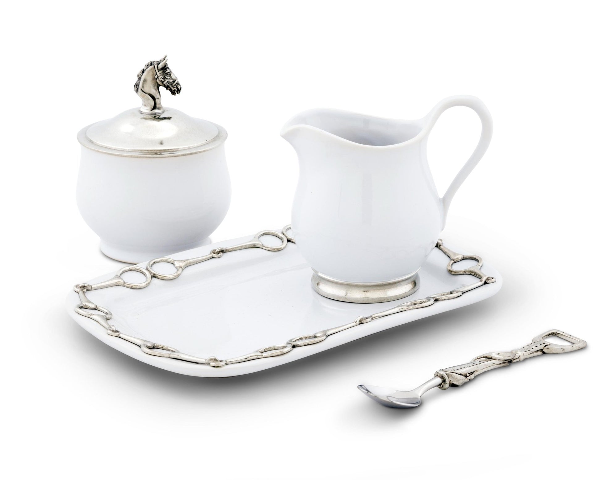 Sugar and Creamer Set - Equestrian - Edwina Alexis