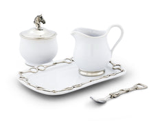 Load image into Gallery viewer, Sugar and Creamer Set - Equestrian - Edwina Alexis
