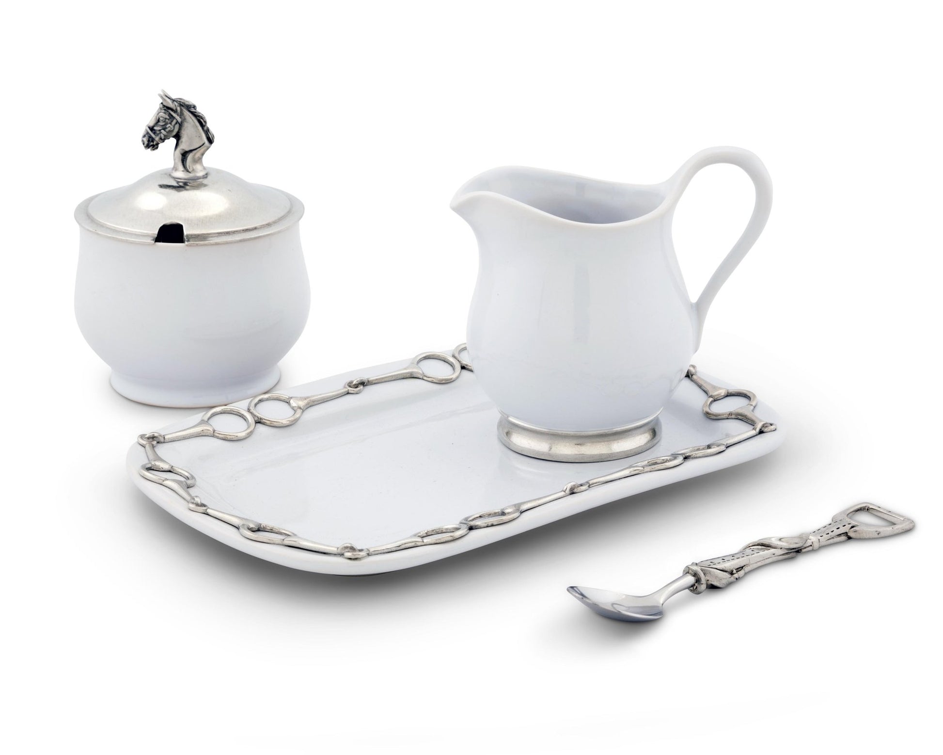 Sugar and Creamer Set - Equestrian - Edwina Alexis
