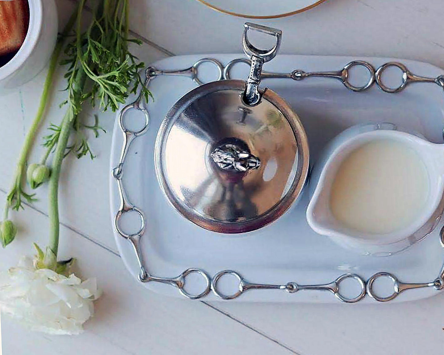 Sugar and Creamer Set - Equestrian - Edwina Alexis