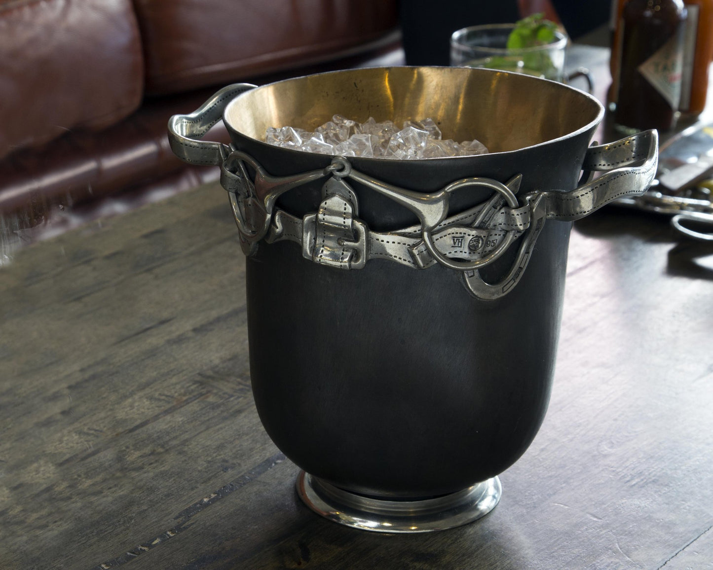 Equestrian Bronze Ice Bucket - Edwina Alexis