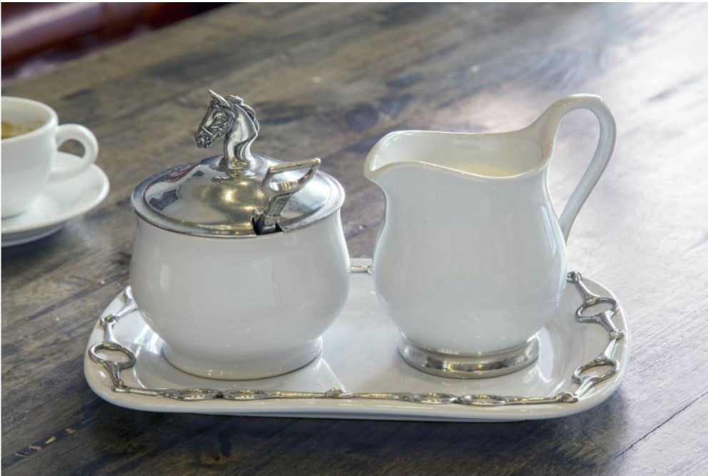 Sugar and Creamer Set - Equestrian - Edwina Alexis