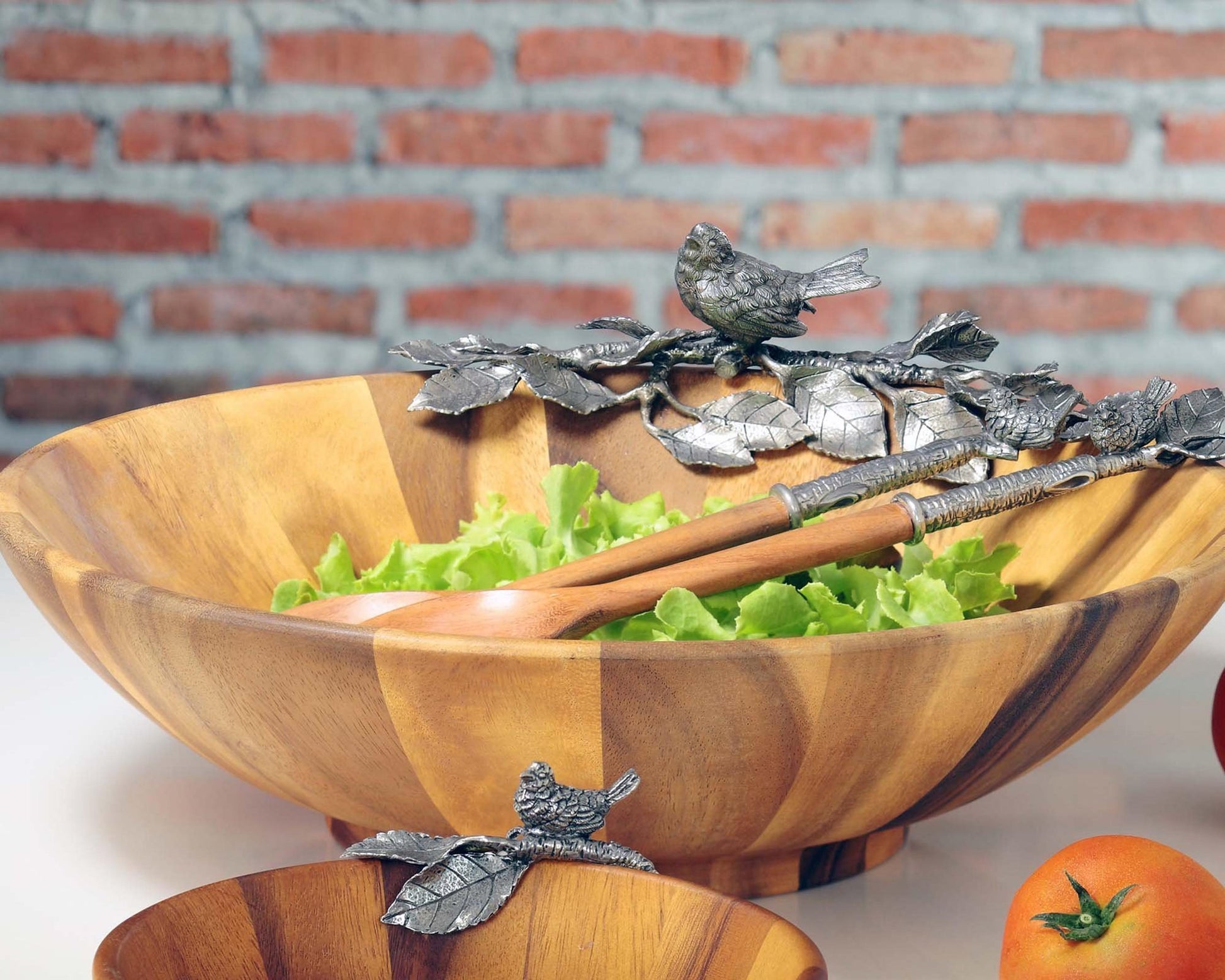 Song Bird Salad Serving Bowl - Edwina Alexis